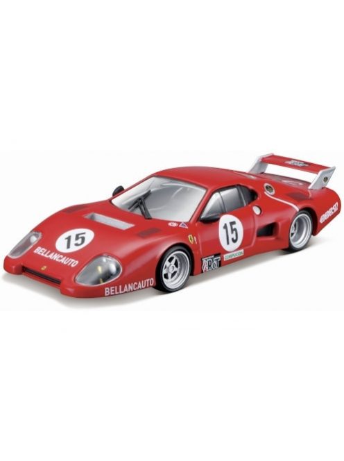 Burago - Bburago, Ferrari 512 BB Series II, 1000km Monza, 1981, Bellancauto, #15, 1:43