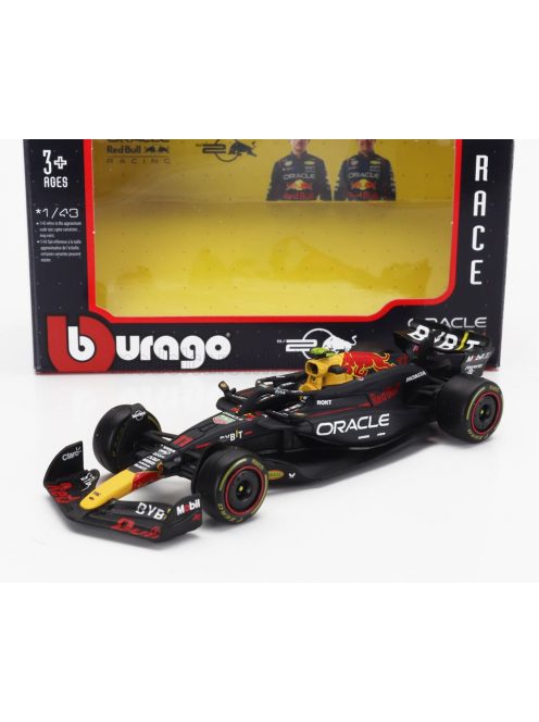 Burago - RED BULL F1  RB20 TEAM ORACLE RED BULL RACING N 11 SEASON 2024 SERGIO PEREZ BLUE YELLOW RED