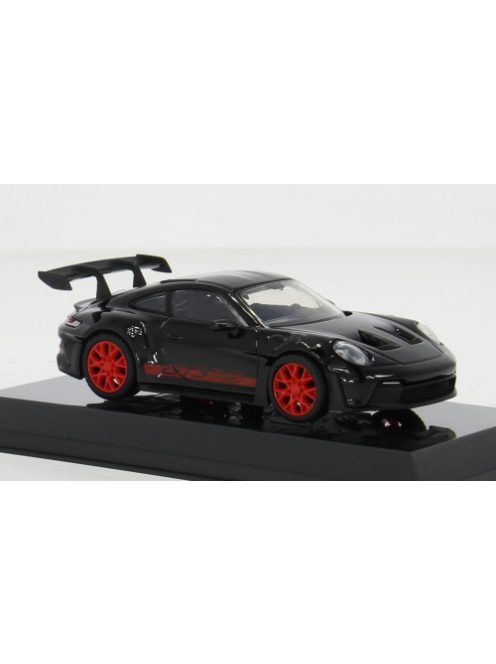 Burago - Bburago, Porsche 911 (992) GT3 RS, schwarz/rot, 2023, 1:43