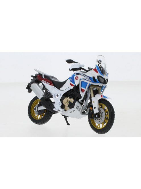 Burago - Honda Africa Twin Adventure, weiss/Dekor, 1:18