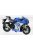 Burago - Suzuki GSX-R 1000 R, blau/silber, 2021, 1:18