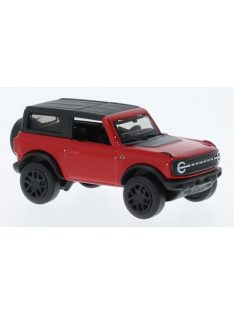   Burago - Bburago, Ford Bronco Wildtrak, rot/schwarz, 2021, 1:64