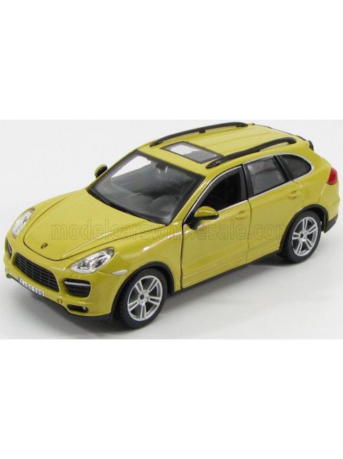 Burago - PORSCHE CAYENNE TURBO 2010 YELLOW