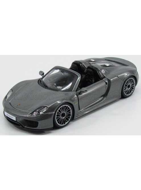 Burago - PORSCHE 918 SPYDER 2010 GREY MET