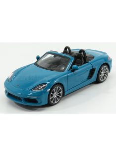 Burago - PORSCHE BOXSTER 718 (982) SPIDER 2016 LIGHT BLUE