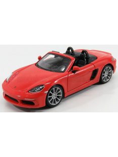 Burago - PORSCHE BOXSTER 718 (982) SPIDER 2016 ORANGE