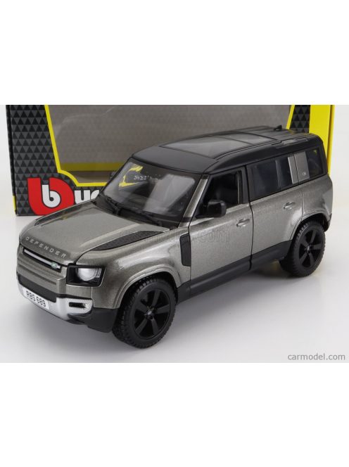 Burago - Land Rover New Defender 110 2020 Grey Met Black