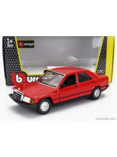 Burago - Mercedes Benz 190E 1984 Red