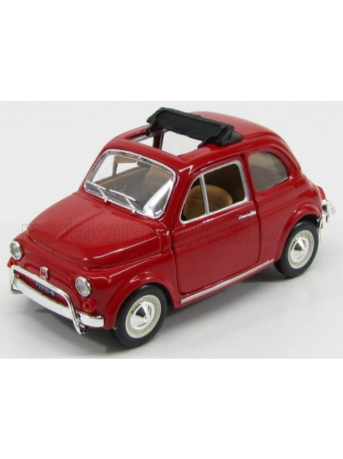 Burago - FIAT 500L OPEN ROOF 1968 RED