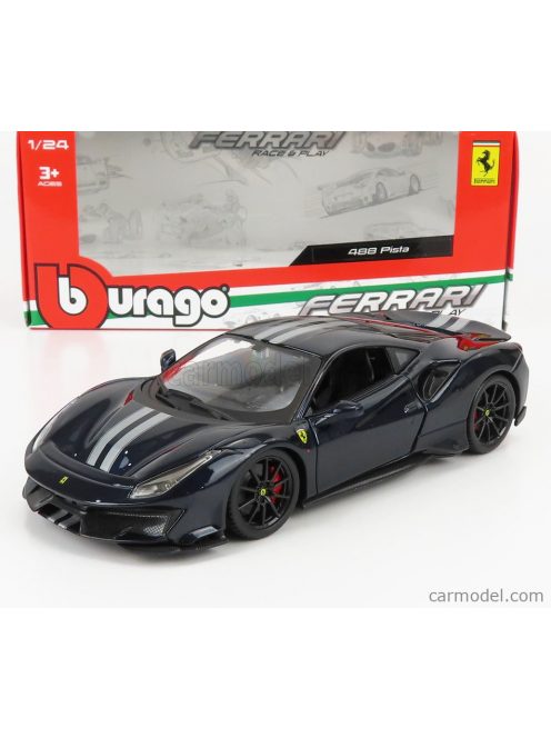 Burago - Ferrari 488 Pista 2018 Blue