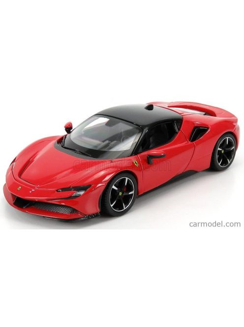 Burago - Ferrari Sf90 Hybrid Stradale 2019 Red