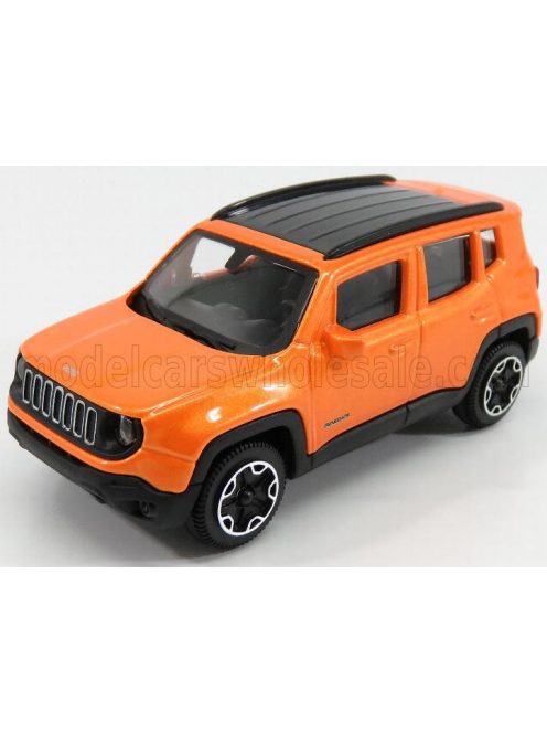 Burago - JEEP RENEGADE 2017 ORANGE MET BLACK