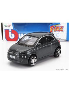 Burago - Fiat 500 - Full Electric - 2021 Grey Met