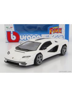   Burago - Lamborghini Countach Lp 800-4 2021 Bianco Siderale - White