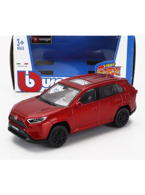 Burago - TOYOTA RAV4 2022 RED MET