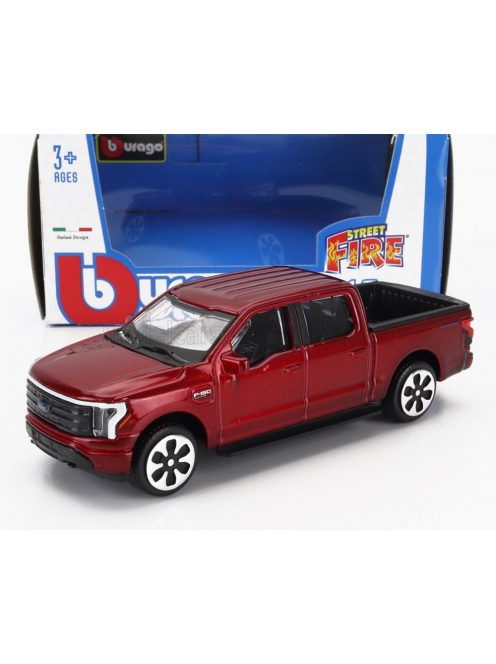 Burago - FORD USA F-150 LIGHTNING PICK-UP 2022 RED MET