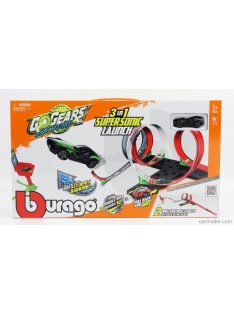   Burago - Accessories Diorama - Go Gears Extreme 3 In 1 Supersonic Launch With 1X Car Included Various