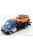 Burago - Mercedes Benz Sprinter Soccorso Stradale With Jeep Renegade - Carro Attrezzi - Wrecker Road Service Light Blue Orange