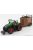 Burago - Fendt Vario 1000 Tractor With Livestock Trailer 2016 Green Grey