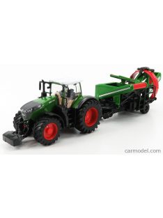   Burago - Fendt Vario 1050 Tractor With Cultivator Trailer 2016 Green Grey Red