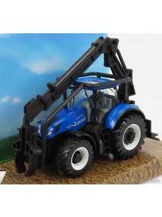 Burago - New Holland T7.315 Tractor 2016 Blue Wood