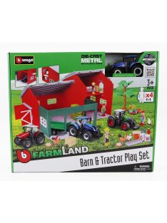   Burago - NEW HOLLAND SET FARM BARN & TRACTOR PLAY T7.315 TRACTOR 2009 BLUE