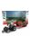 Burago - VALTRA N174 TRACTOR WITH 3X TRAILER 2017 WHITE BLACK GREEN RED