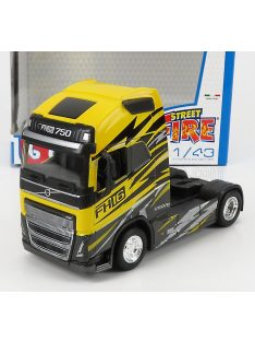   Burago - VOLVO FH16 750 TRACTOR TRUCK 2-ASSI 2020 YELLOW GREY