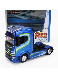 Burago - SCANIA S770 V8 TRACTOR TRUCK 2-ASSI 2021 BLUE