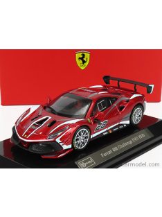   Burago - Ferrari 488 Challenge Evo N 28 2020 - Con Vetrina - With Showcase Red Met