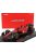 Burago - FERRARI F1-75 SCUDERIA FERRARI N 16 SEASON 2022 CHARLES LECLERC WITH HELMET AND PLASTIC SHOWCASE - EXCLUSIVE CARMODEL RED