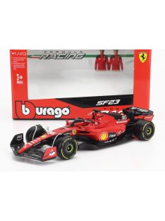   Burago - FERRARI F1  SF-23 TEAM SCUDERIA FERRARI N 16 SEASON 2023 CHARLES LECLERC RED BLACK