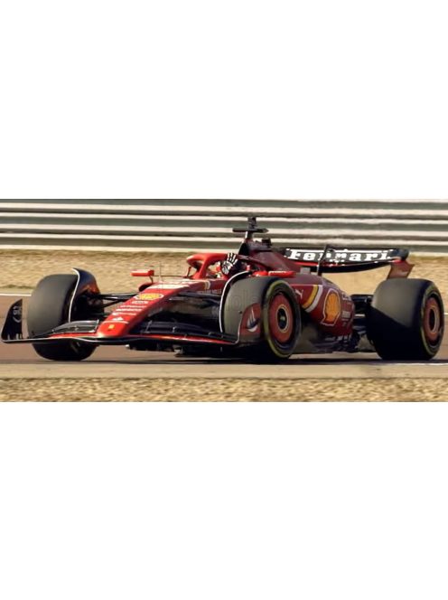 Burago - FERRARI F1  SF-24 TEAM SCUDERIA FERRARI N 16 IMOLA GP 2024 CHARLES LECLERC RED BLACK