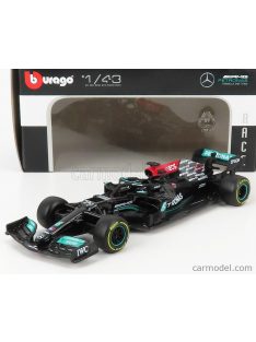   Burago - Mercedes Gp F1 W12 Mercedes M12 Eq Power+ Team Amg Petronas Motorsport Formula One N 77 Season 2021 Valtteri Bottas Black Green