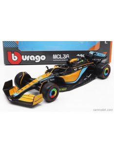   Burago - Mclaren F1 Mcl36 Mercedes Team Mclaren N 3 Australian Gp 2022 Daniel Ricciardo Orange Light Blue