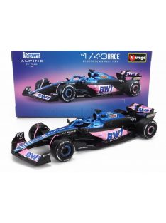   Burago - RENAULT F1  A523 TEAM BWT ALPINE F1 N 31 SEASON 2023 ESTEBAN OCON BLUE BLACK PINK