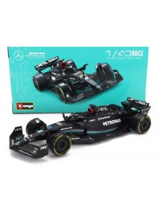   Burago - MERCEDES GP F1 W14 TEAM MERCEDES-AMG PETRONAS FORMULA ONE N 63 SEASON 2023 GEORGE RUSSEL MATT BLACK