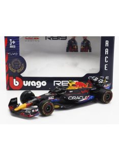   Burago - RED BULL F1  RB19 TEAM ORACLE RED BULL RACING N 11 4th AUSTIN USA GP 2023 SERGIO PEREZ MATT BLUE