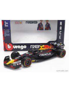   Burago - Red Bull F1  Rb19 Team Oracle Red Bull Racing N 1 Season 2023 Max Verstappen Matt Blue