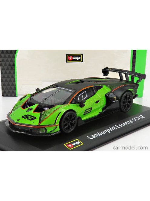 Burago - Lamborghini Essenza Scv12 N 63 2020 Green Black