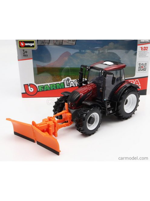 Burago - Valtra N174 Tractor 2017 Red Black