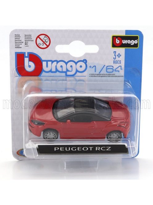 Burago - PEUGEOT RCZ COUPE 2010 RED