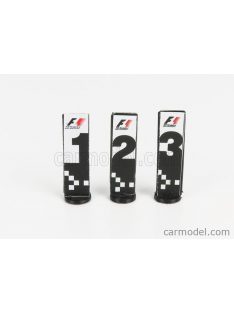   Cartrix - Accessories F1 World Champion Plate Pit Board - 1St - 2Nd - 3Rd Place Grey Black Yellow