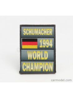   Cartrix - Accessories F1 World Champion Plate Pit Board - Benetton B194 Ford Mild Seven N 5 Season 1994 Michael Schumacher Grey Black Yellow