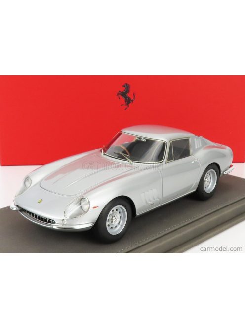 Bbr-Models - Ferrari 275 Gtb/4 Sn.09261 Coupe Rhd 1967 - Con Vetrina - With Showcase Silver