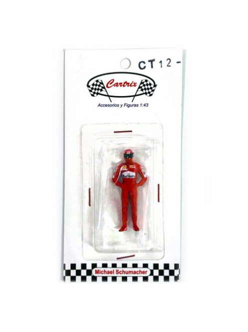 Cartrix - 1:43 Scale Model Figure Of Michael Schumacher, Ferrari 2001, World Champion