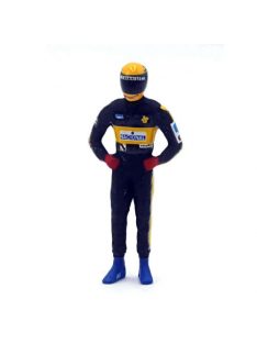   Cartrix - 1:43 Scale Model Figure Of Ayrton Senna, Lotus 1988, World Champion