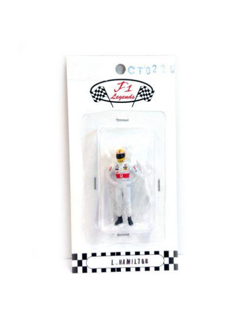 Cartrix - 1:43 Scale Model Figure Of Lewis Hamilton, Mclaren 2008, World Champion