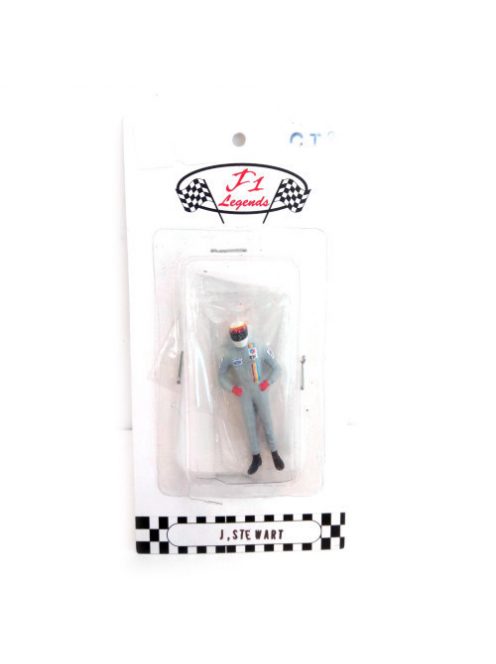 Cartrix - 1:43 Scale Model Figure Of Jackie Stewart, Tyrell 1973, World Champion