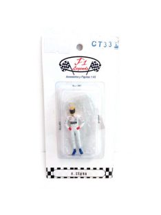   Cartrix - 1:43 Scale Model Figure Of Ayrton Senna, Toleman 1984